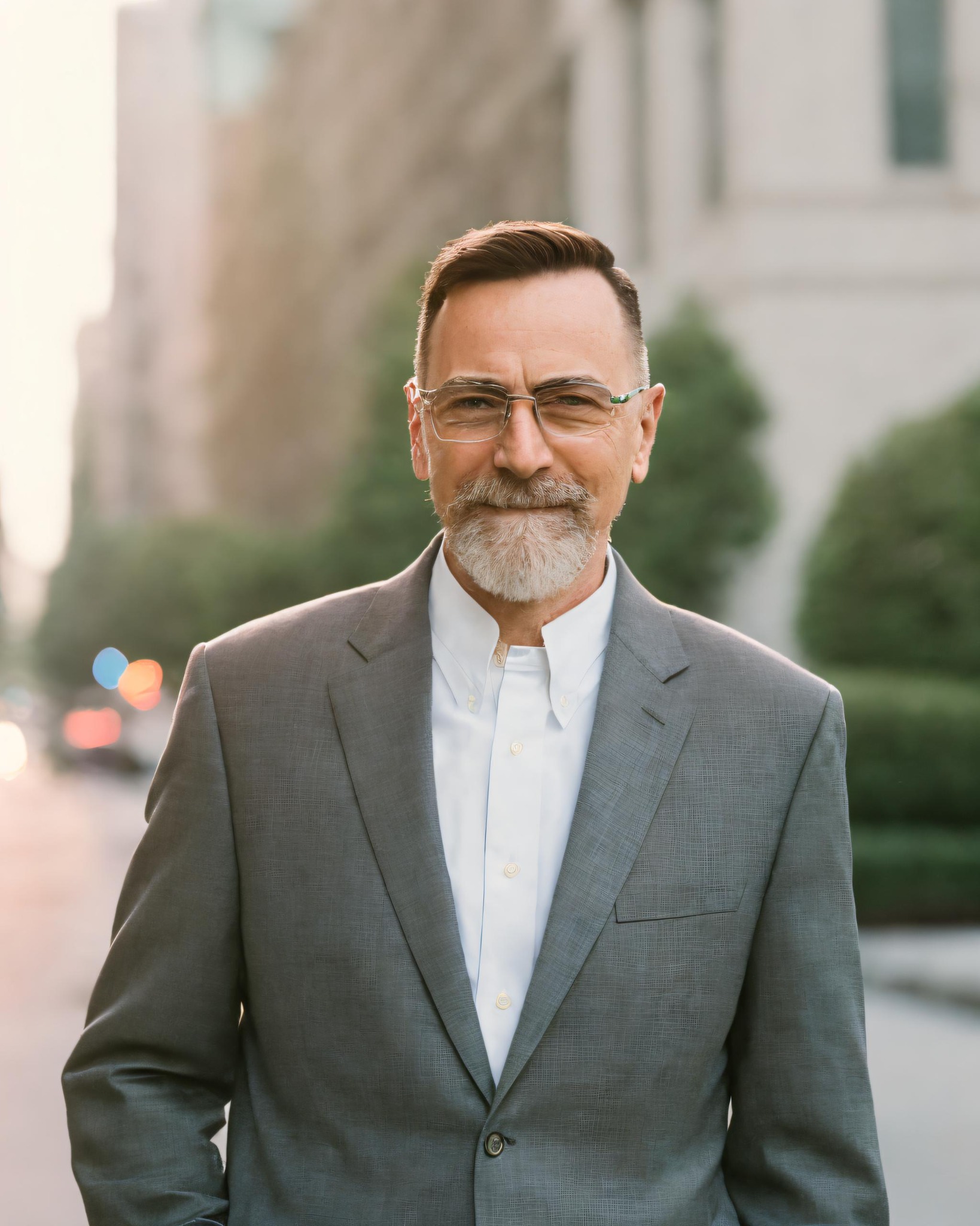 James J. Senecal in professional attire